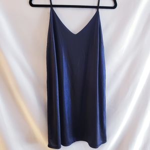 Silence + Noise Shimmery Blue dress. Size M